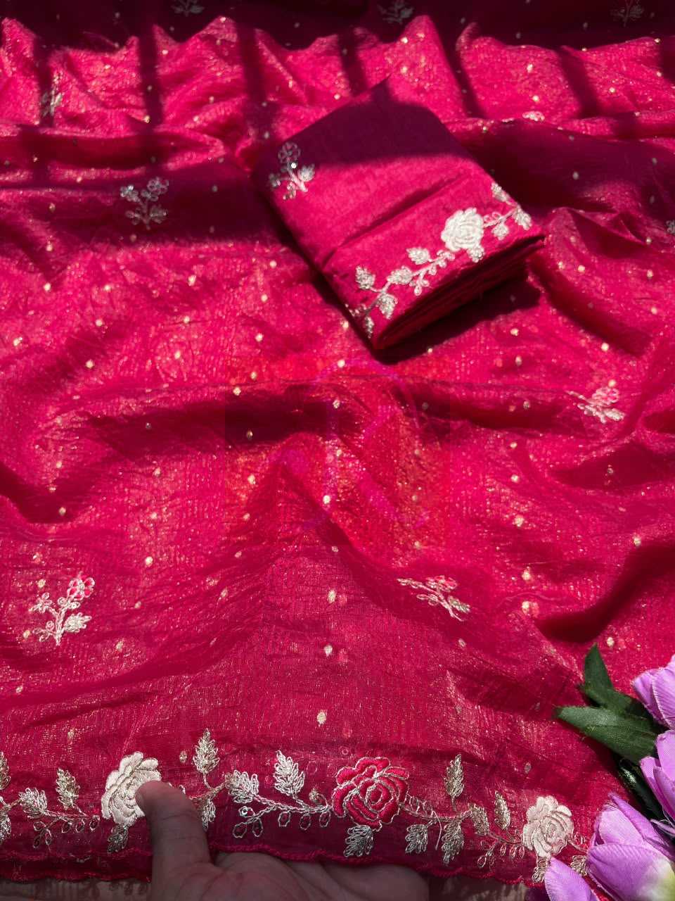 Soft Tissue Sequence Saree