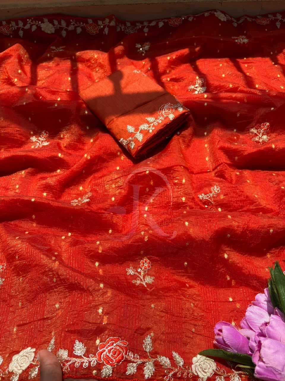 Soft Tissue Sequence Saree