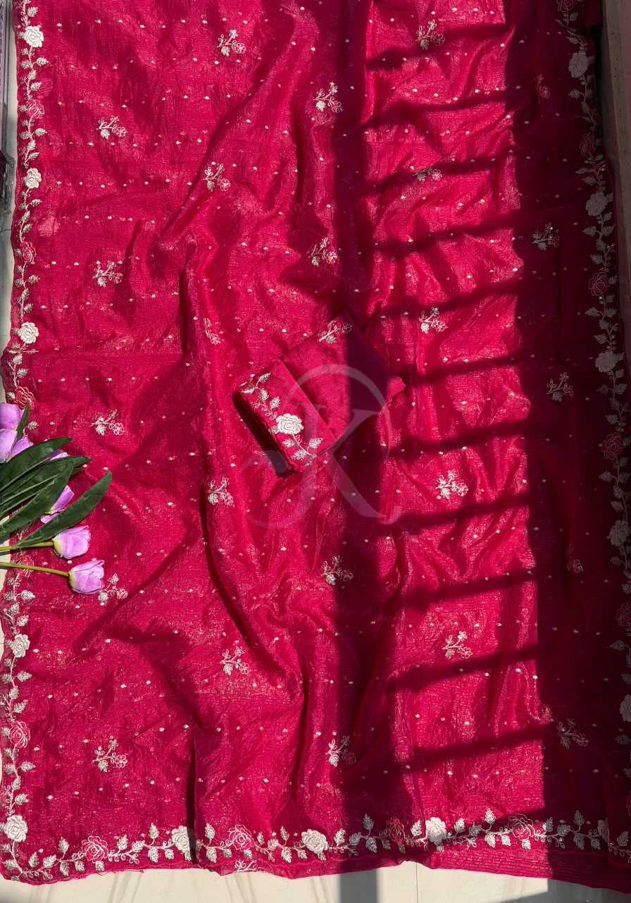 Soft Tissue Sequence Saree