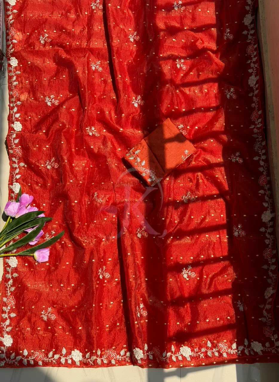 Soft Tissue Sequence Saree