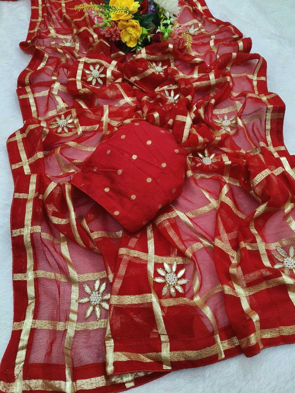 Viscose Georgette Saree