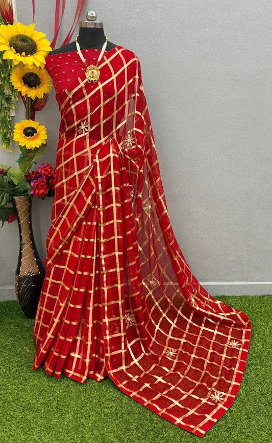 Viscose Georgette Saree