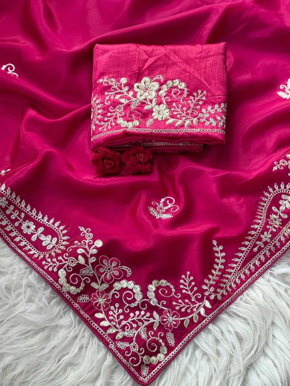 Pure Silk Traditional Saree in Yellow