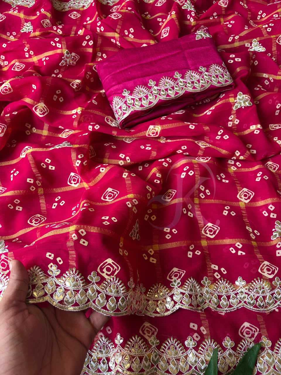 Fancy Designer Saree in Red