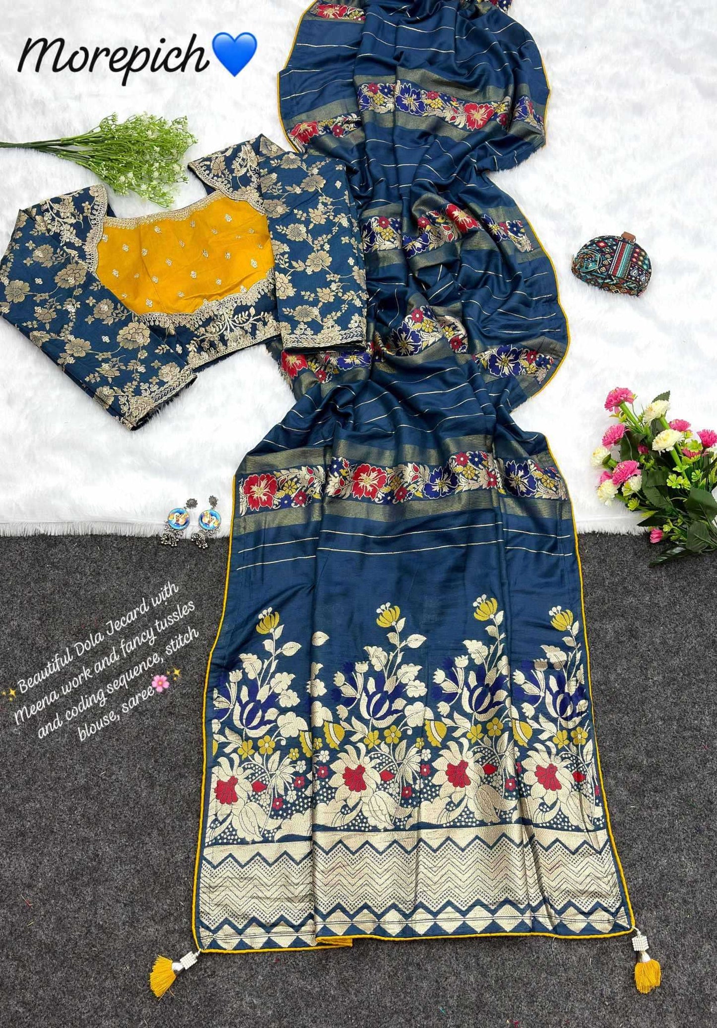 Russian Silk Traditional Saree