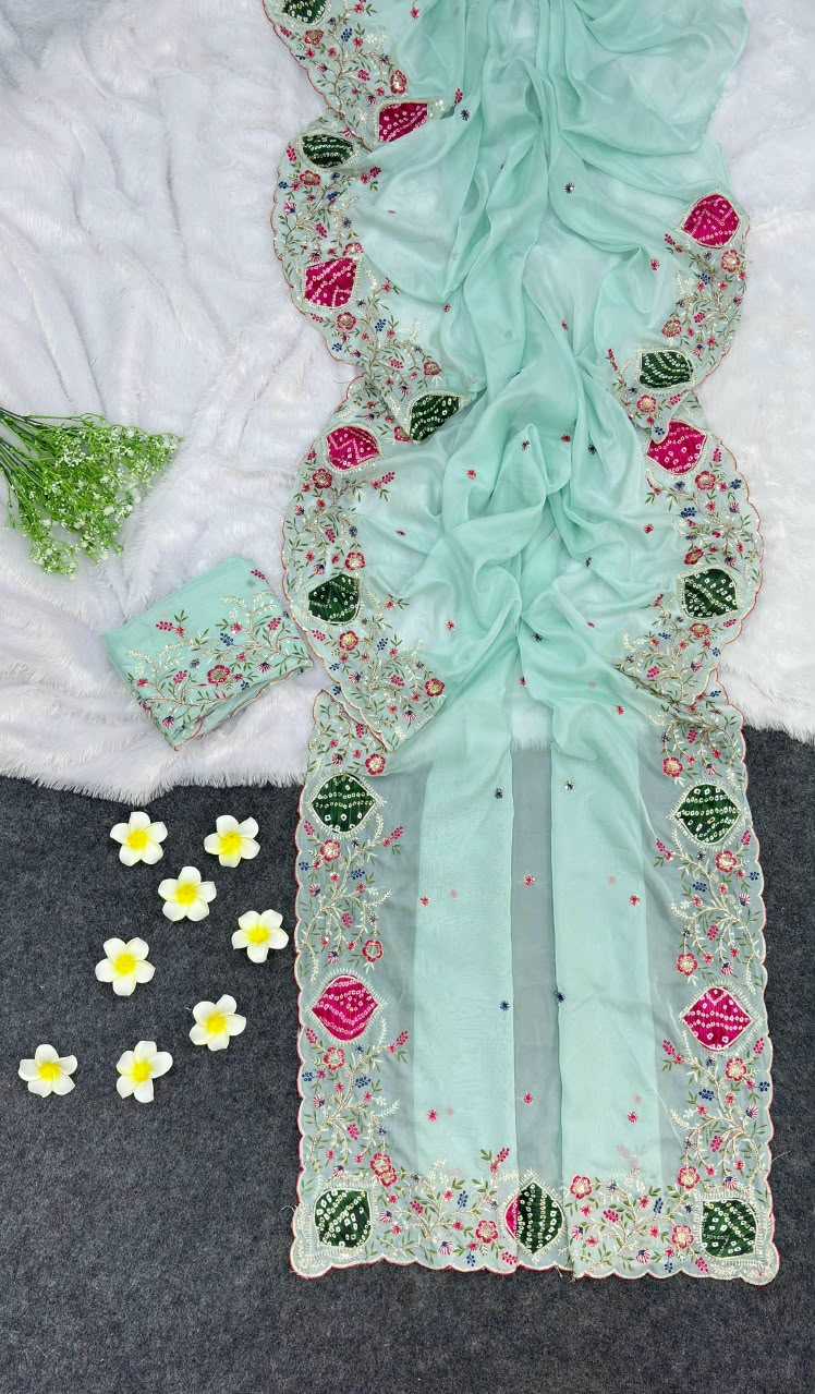 Soft Tissue Designer Saree