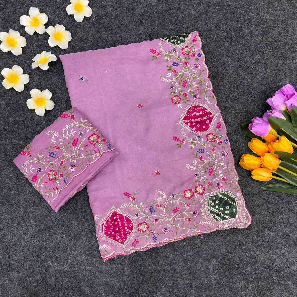 Soft Tissue Designer Saree