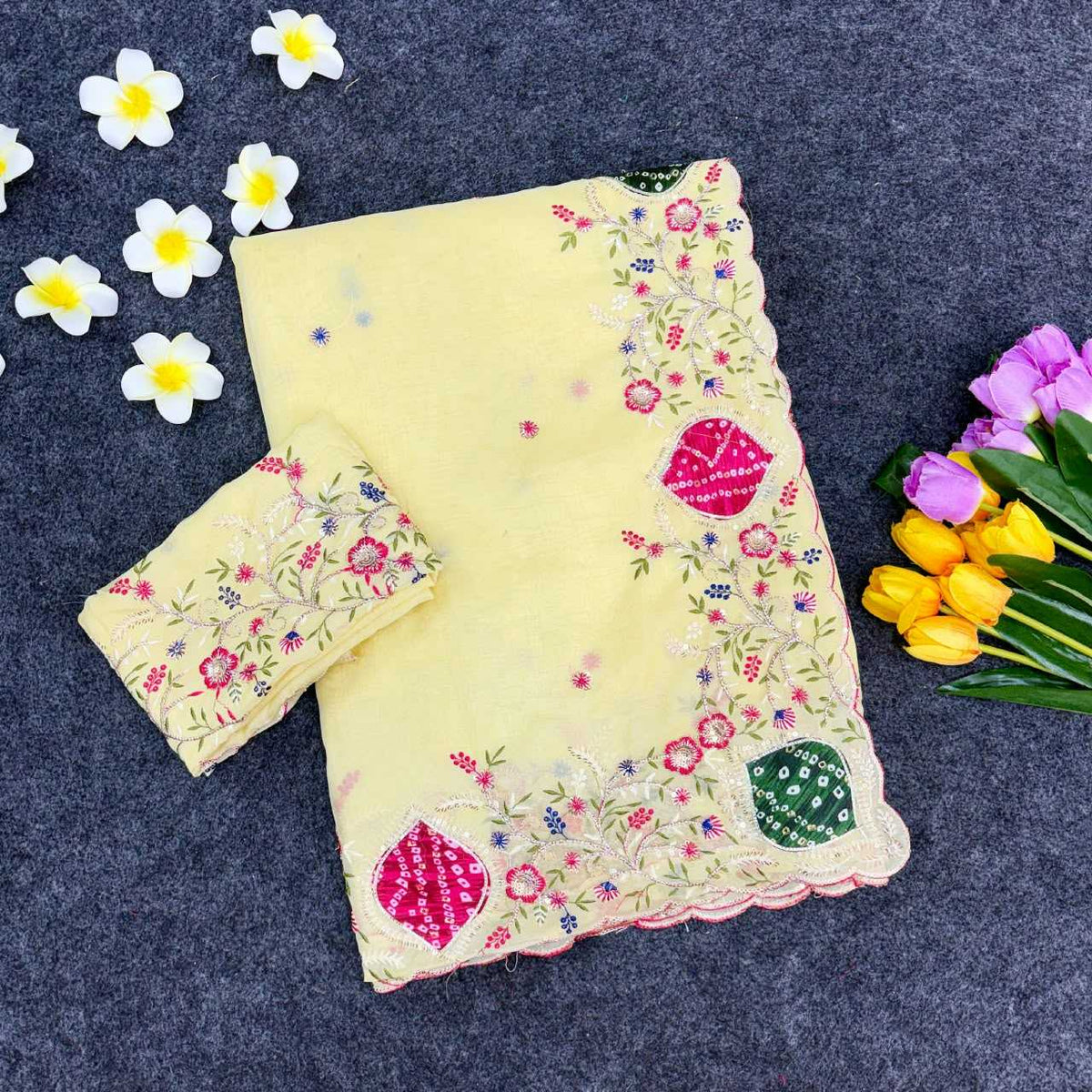 Soft Tissue Designer Saree