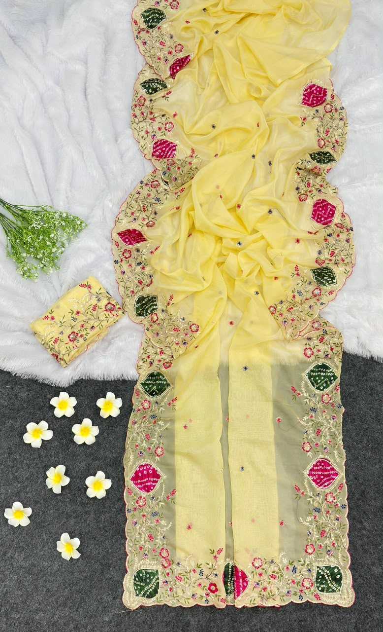 Soft Tissue Designer Saree