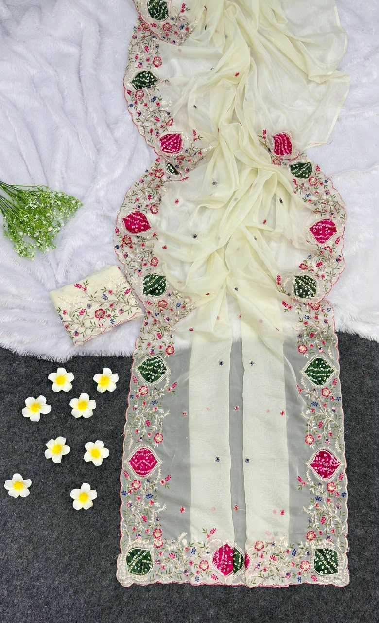 Soft Tissue Designer Saree
