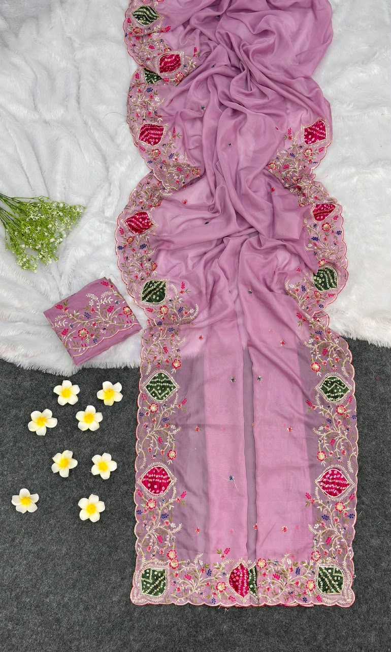 Soft Tissue Designer Saree