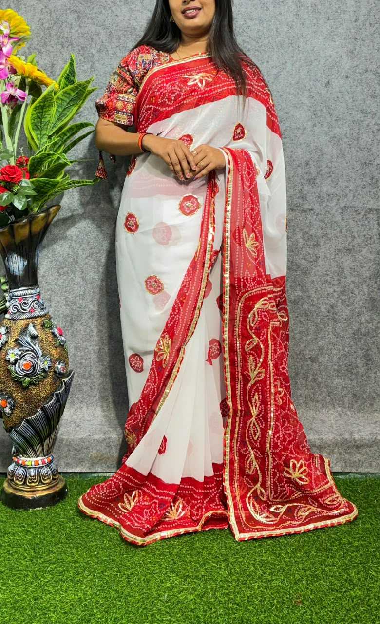 Georgette Printed Saree 297