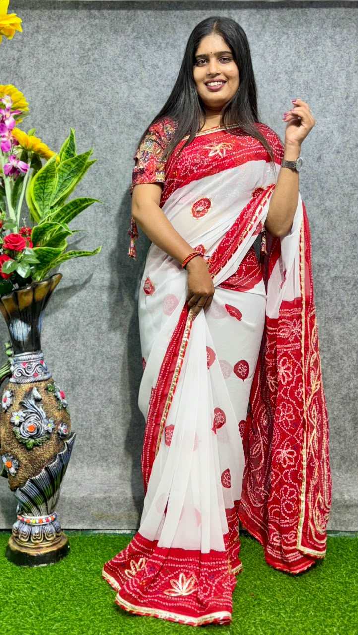 Georgette Printed Saree 297