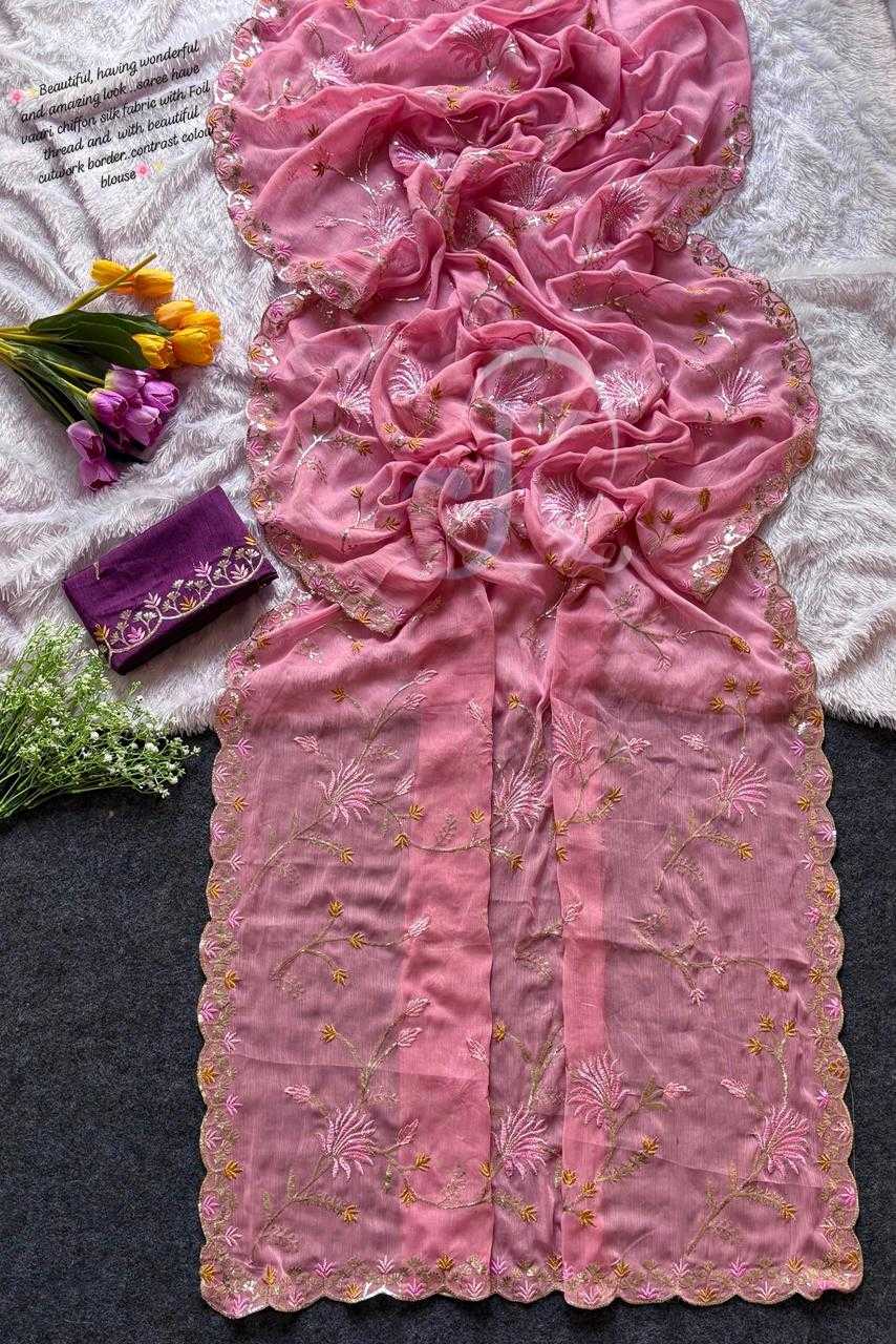 Chiffon Traditional Silk Saree