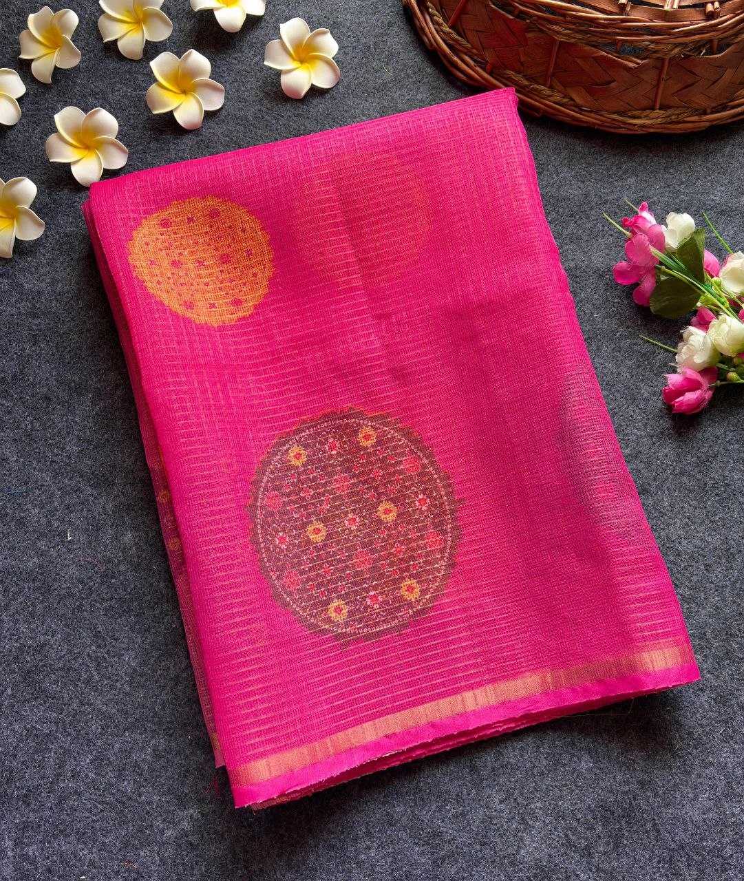 Kota Chex Designer Saree