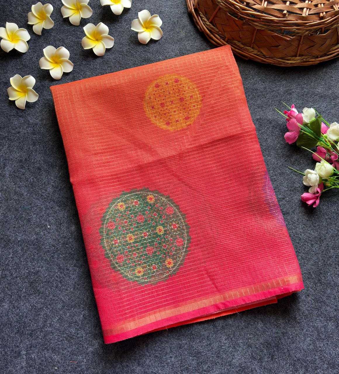 Kota Chex Designer Saree