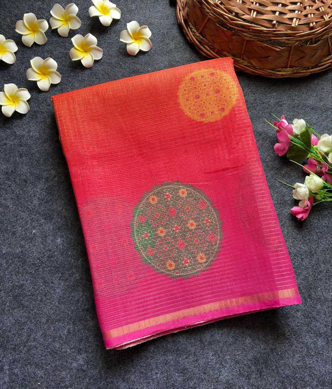 Kota Chex Designer Saree