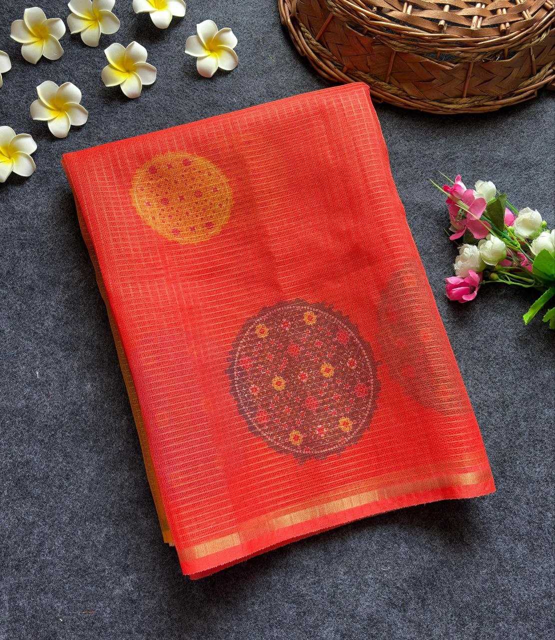 Kota Chex Designer Saree