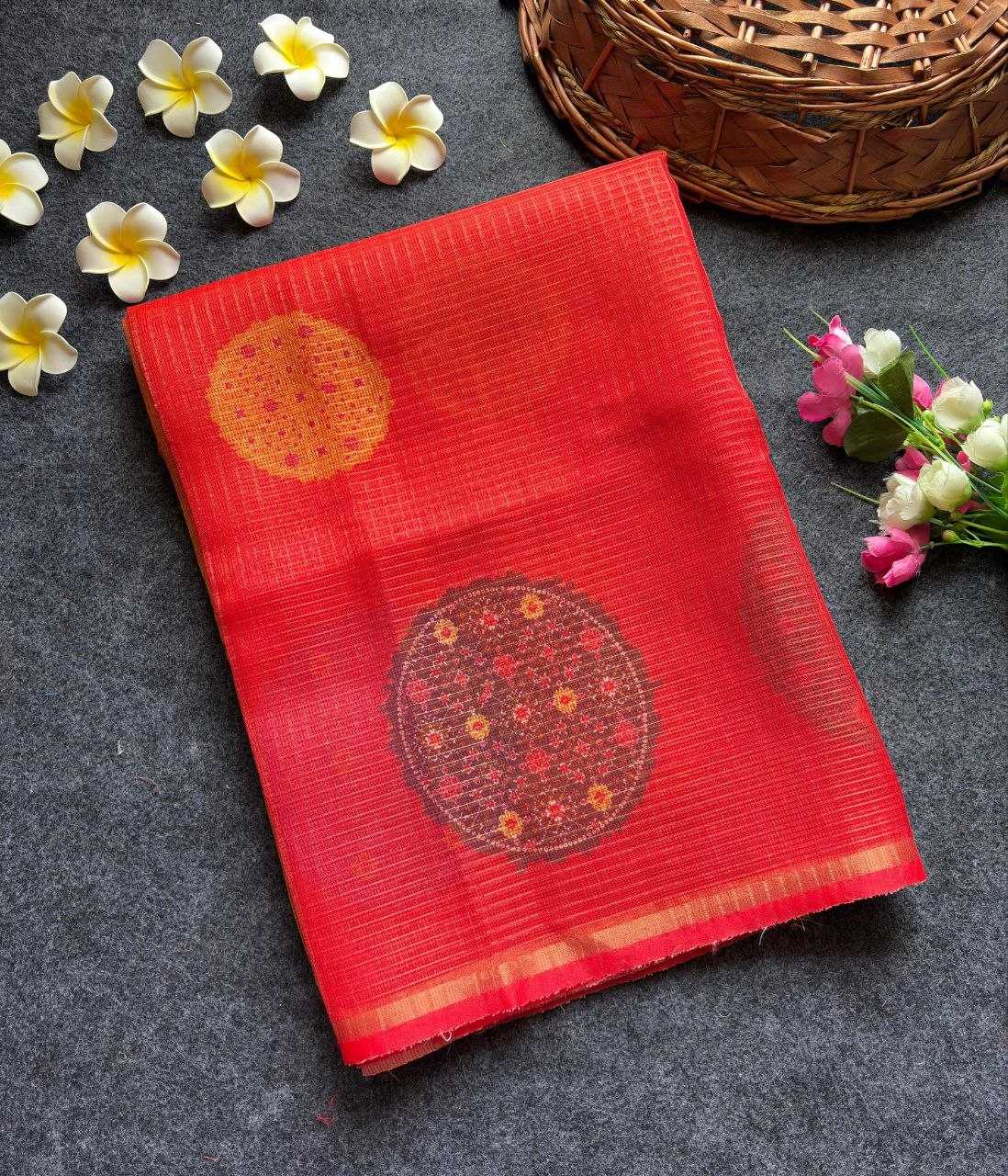 Kota Chex Designer Saree