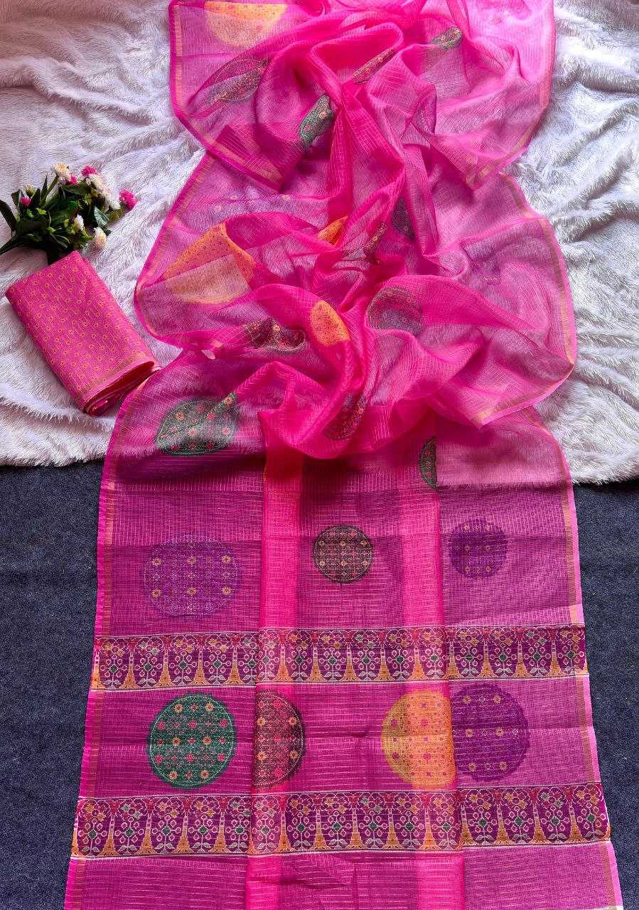 Kota Chex Designer Saree