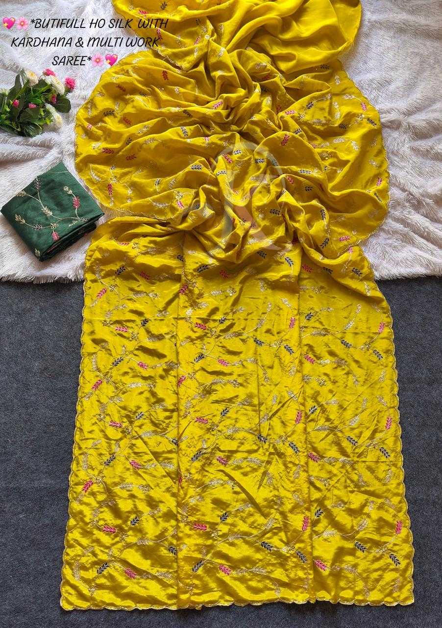 Pure Silk Traditional Saree in Rani