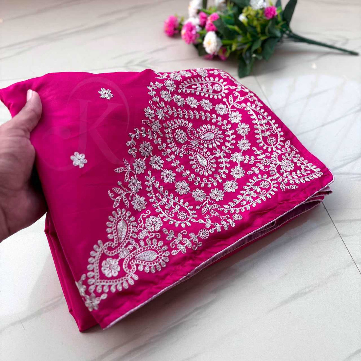 Soft Silk Saree in Wine