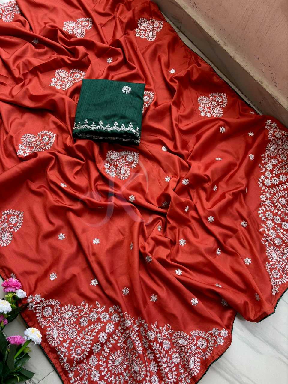 Soft Silk Saree in Wine