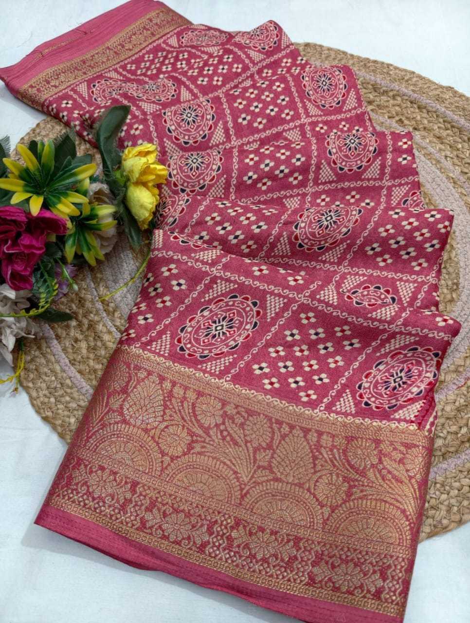 Pure Silk Printed Saree