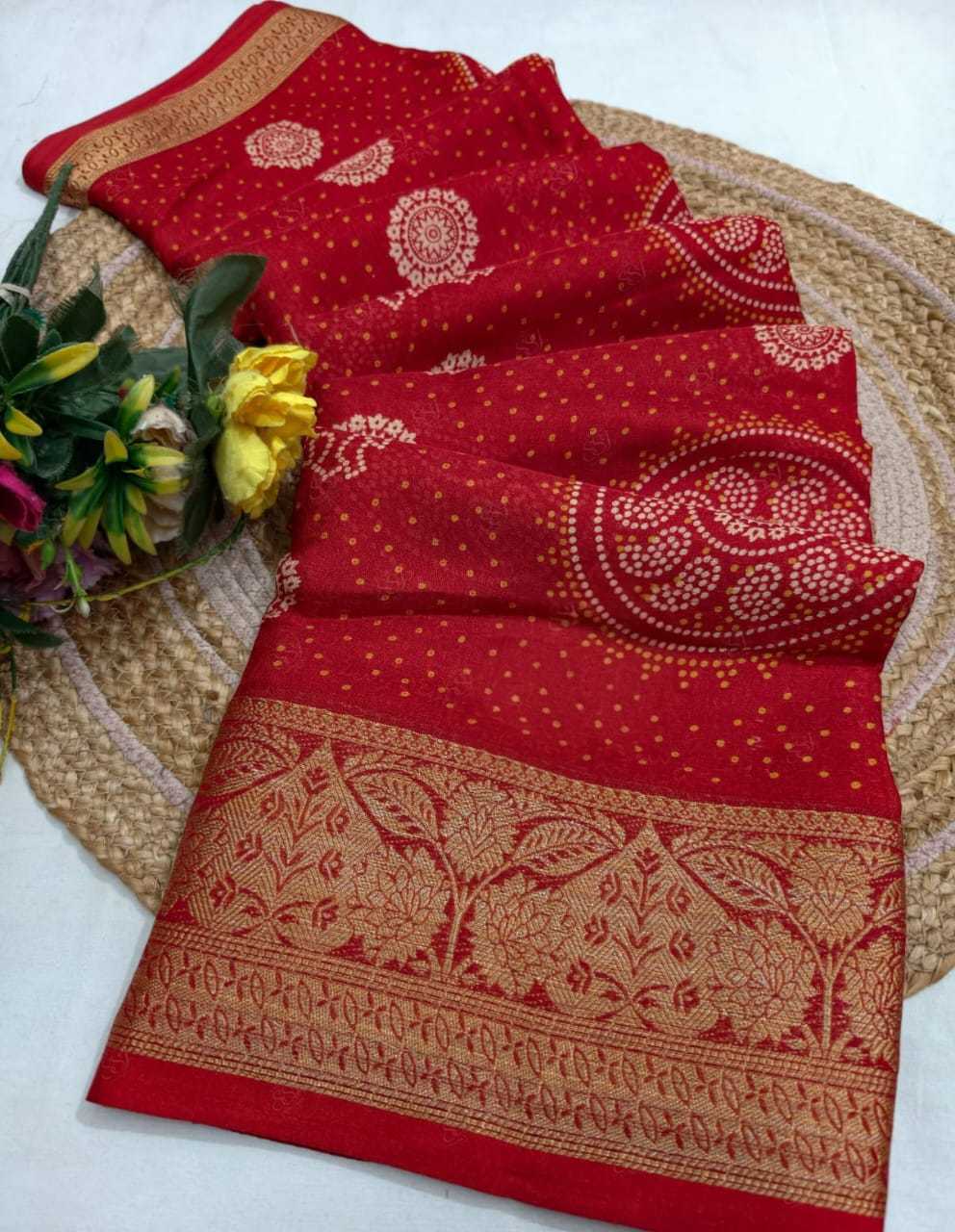 Pure Silk Printed Saree