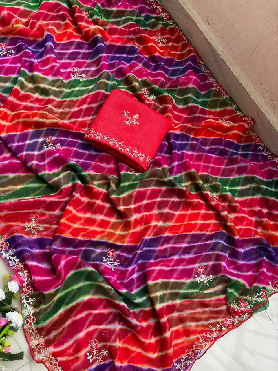 Chiffon Designer Saree 396