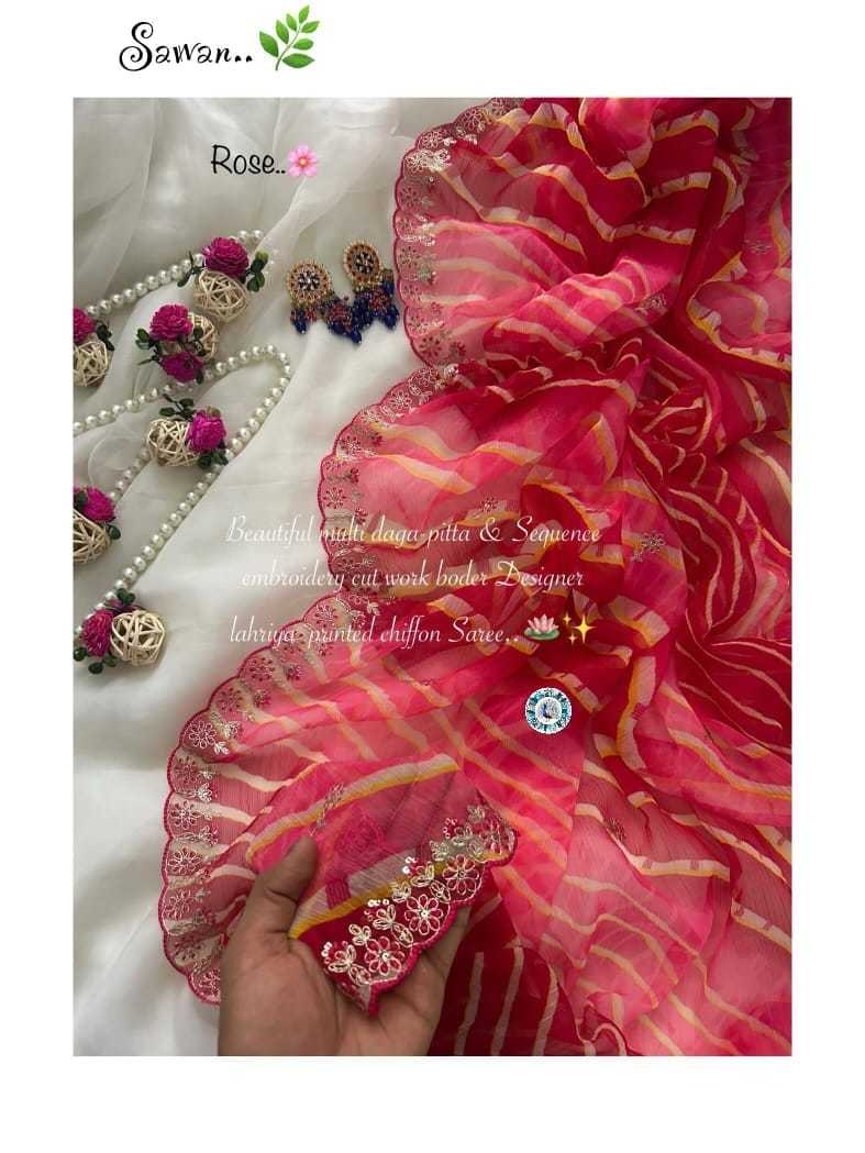 Chiffon Printed Saree