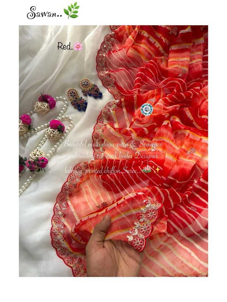 Chiffon Printed Saree