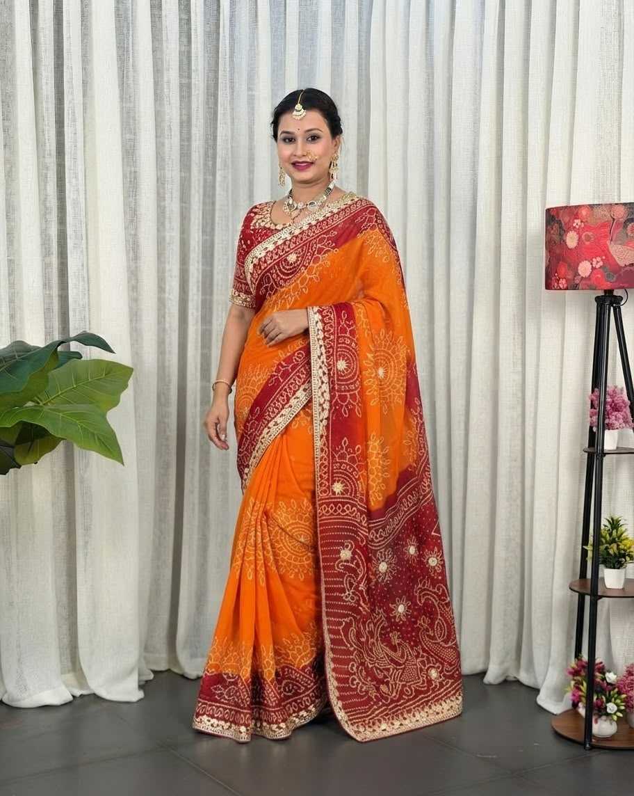 Georgette Saree 398