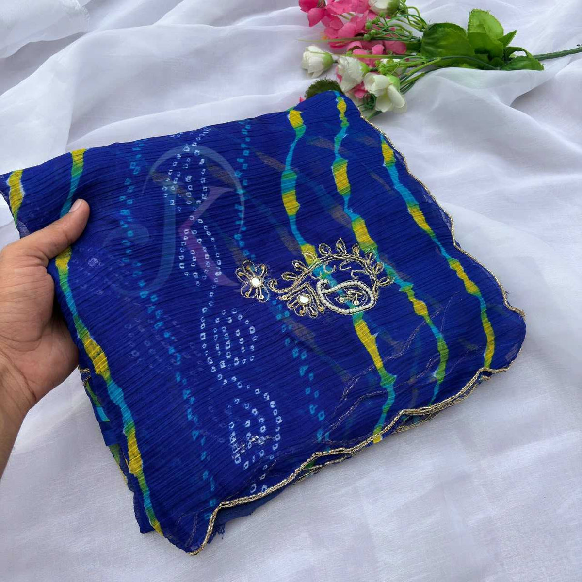 Chiffon Hand Work Saree