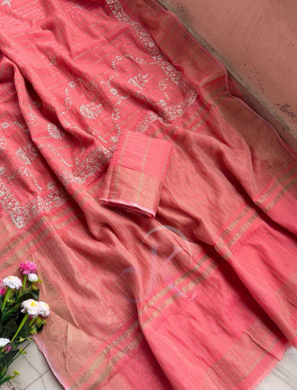 Kota Chex Designer Saree