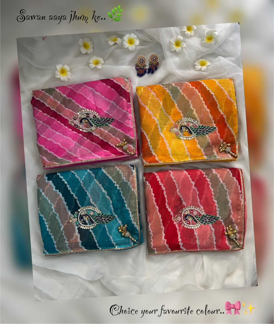 Soft Kota Leheriya Saree
