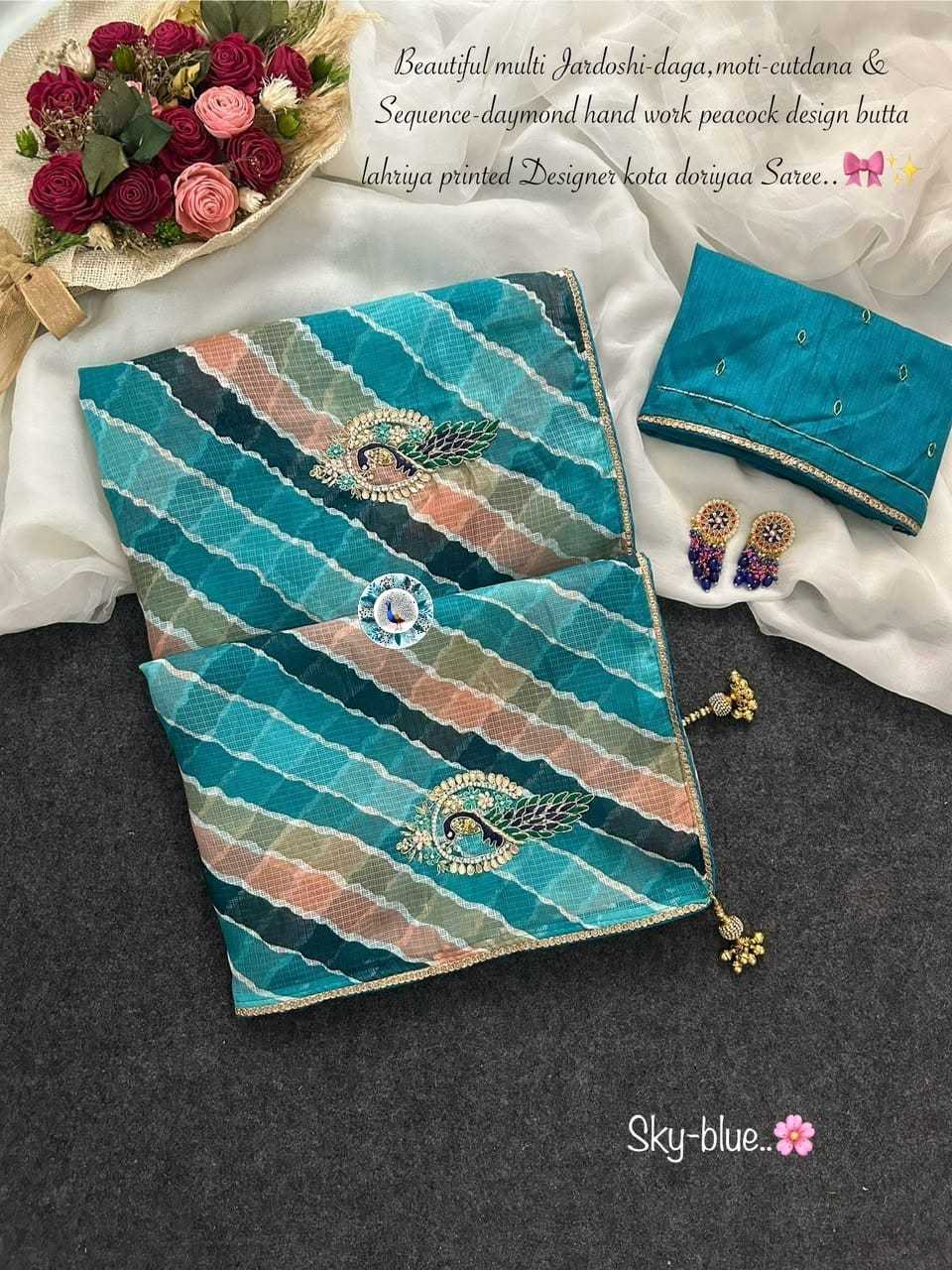Soft Kota Sequence Saree