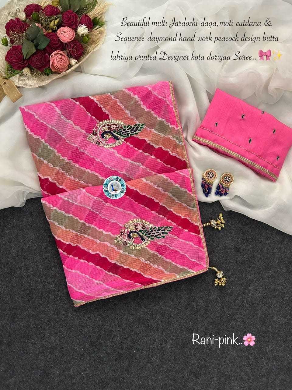 Soft Kota Sequence Saree