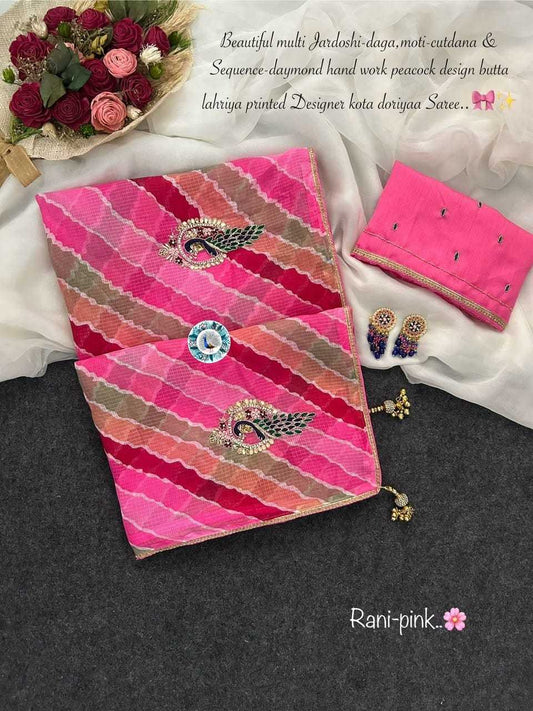 Soft Kota Sequence Saree