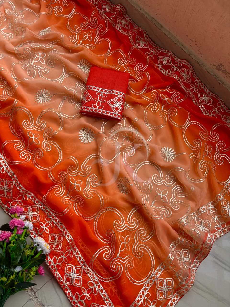 Georgette Designer Saree
