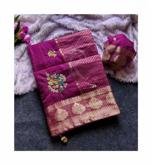 Soft Cotton Sequence Saree