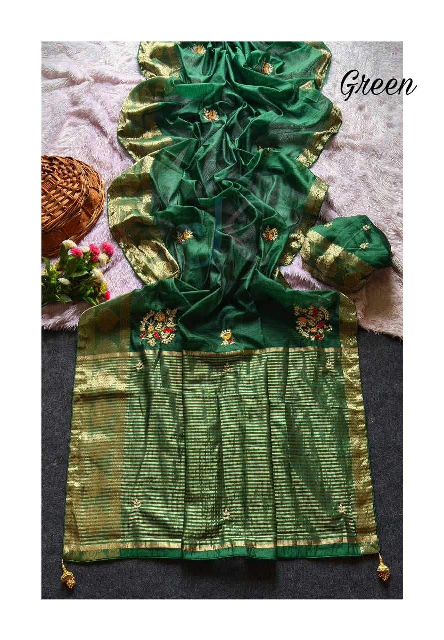 Soft Cotton Sequence Saree