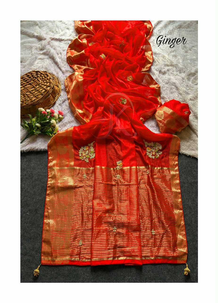 Soft Cotton Sequence Saree