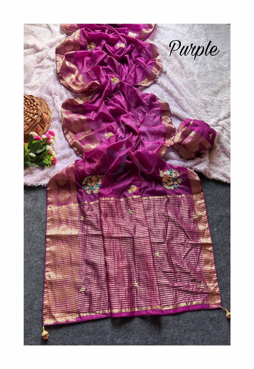 Soft Cotton Sequence Saree