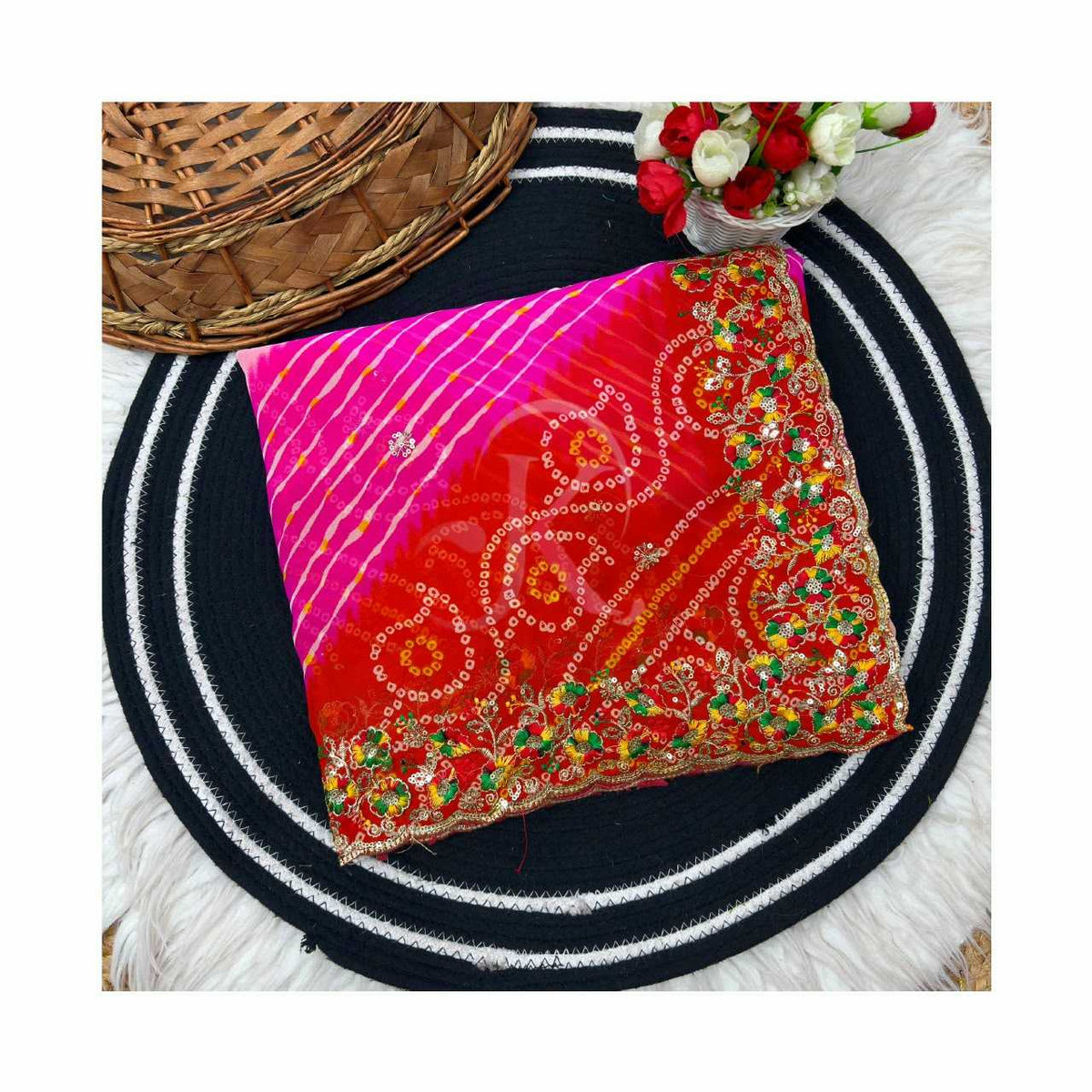 Georgette Organza Saree