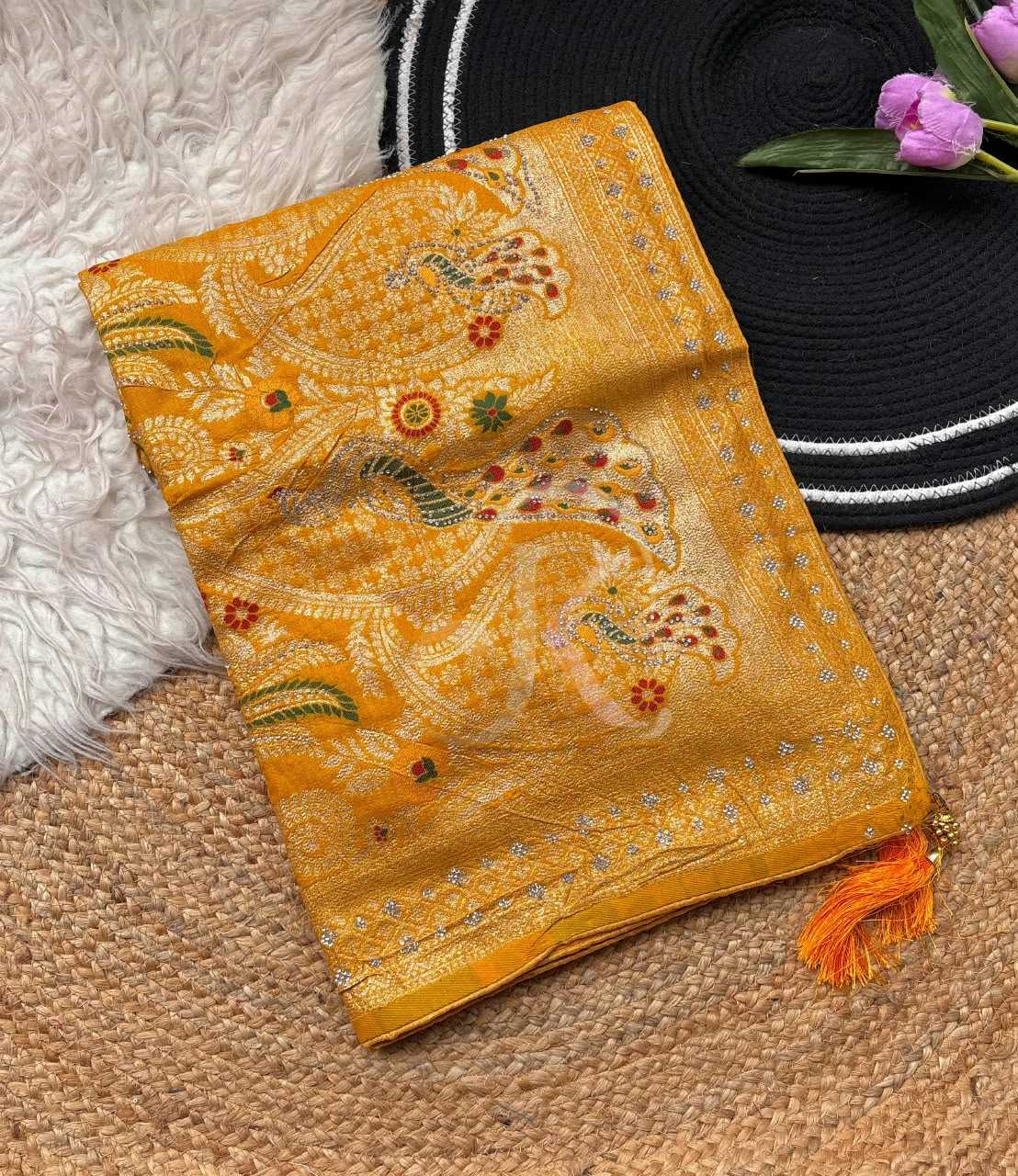 Pure Viscos Designer Saree