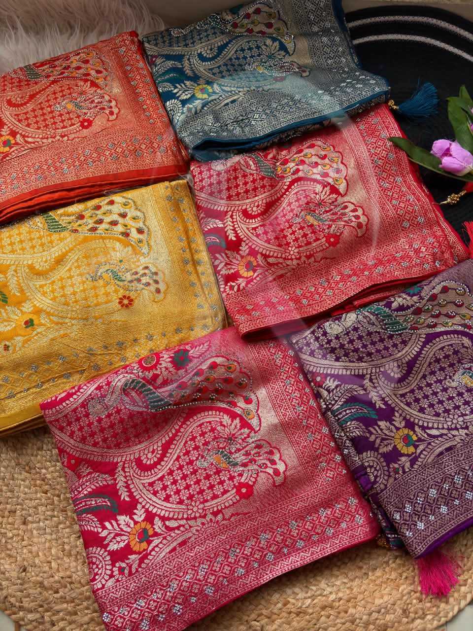 Pure Viscos Designer Saree