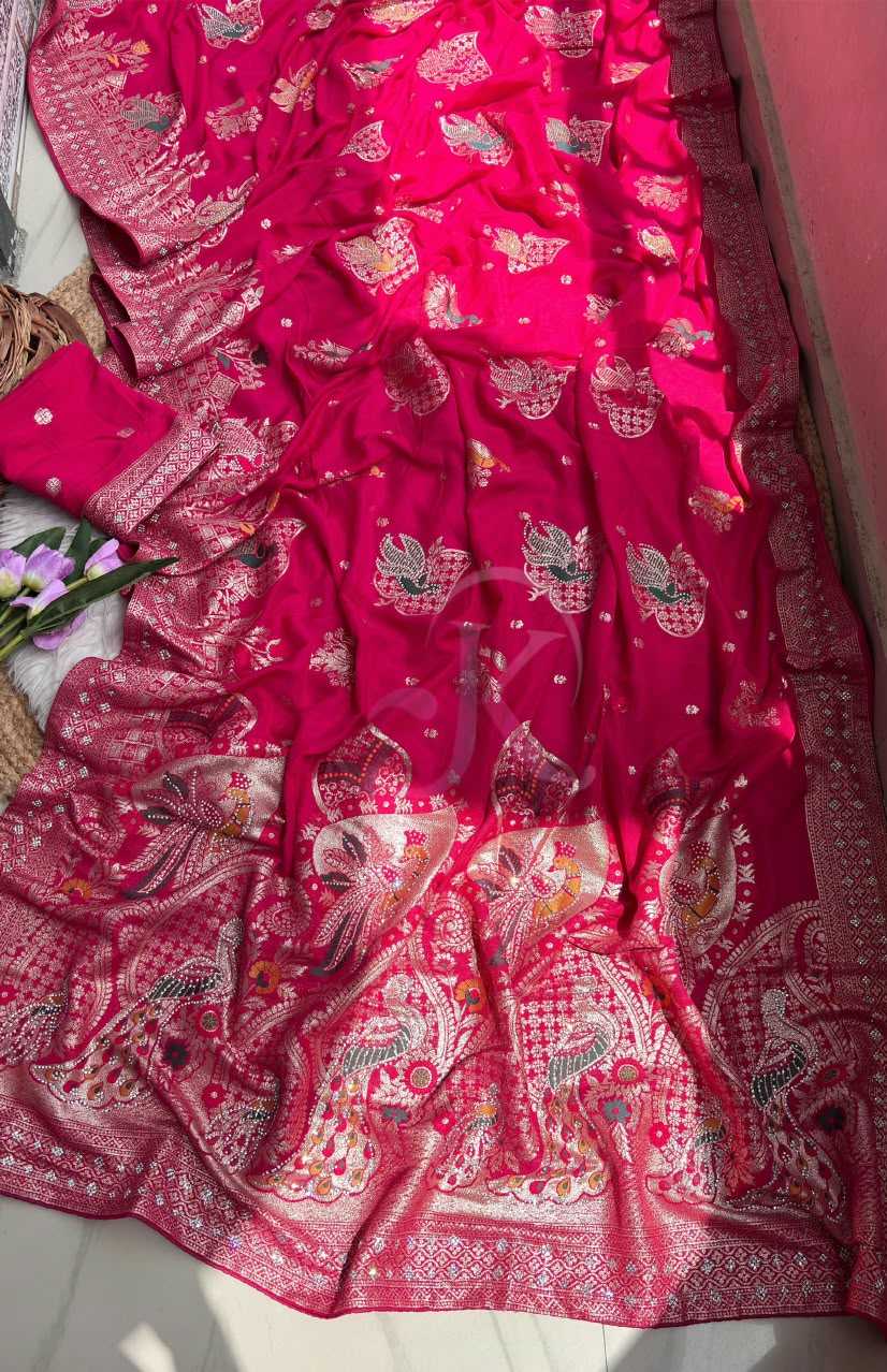 Pure Viscos Designer Saree
