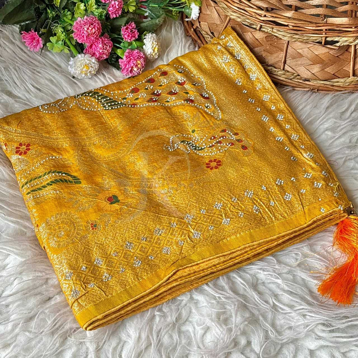 Pure Viscos Designer Saree