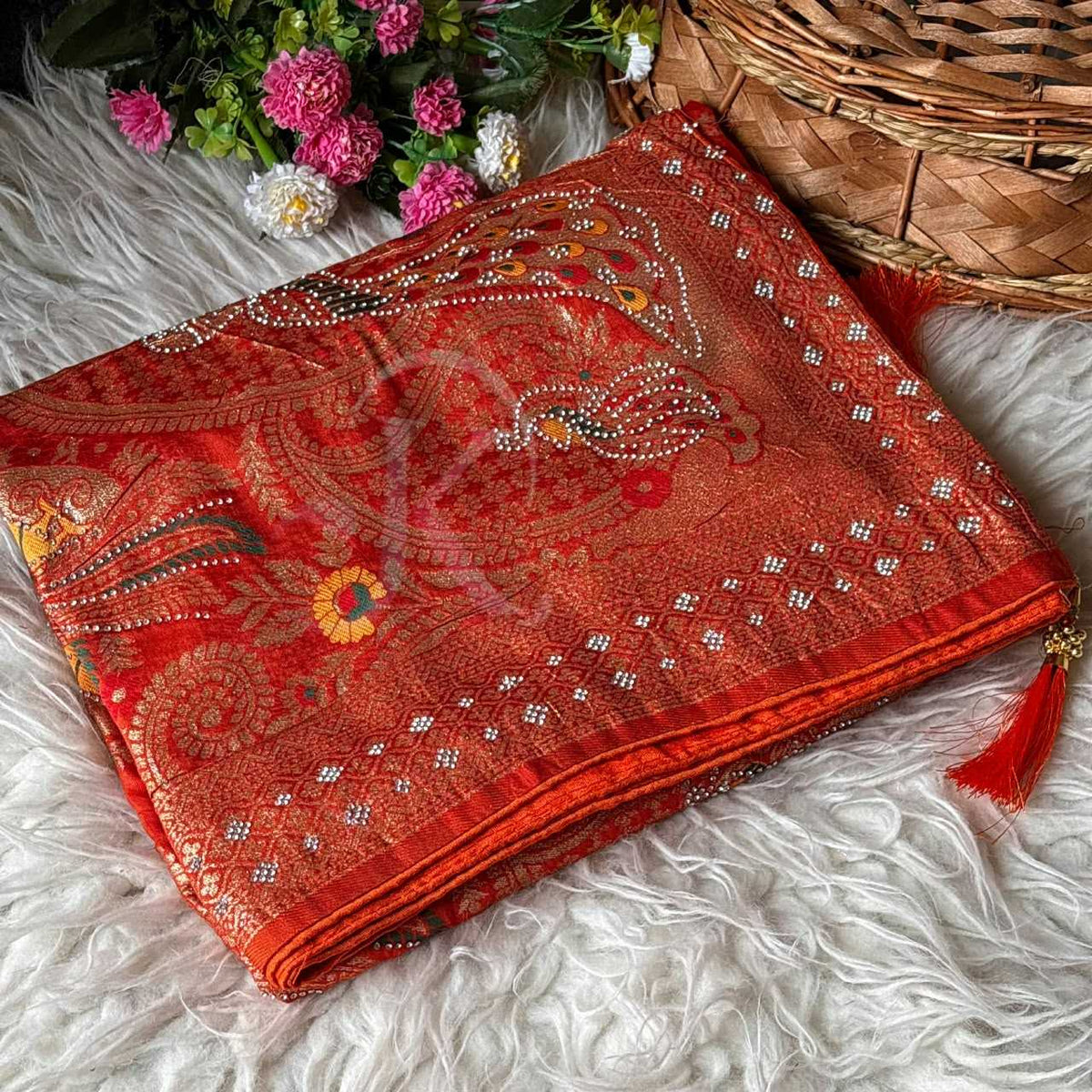 Pure Viscos Designer Saree